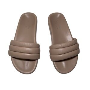 Seychelles Tan Slide Sandals